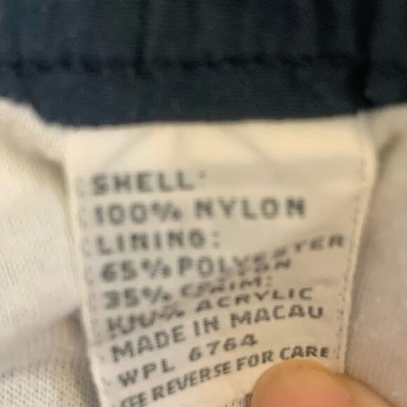 Vintage Christian Dior Monsieur Track Pants Large Blue Windbreaker Nylon Lined - Picture 10 of 11